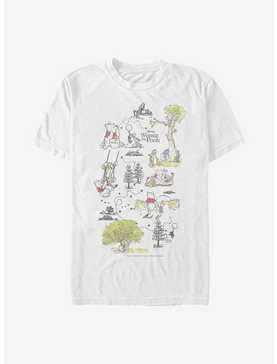 Disney Winnie The Pooh Map T-Shirt, , hi-res