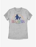Disney Winnie The Pooh Brave Bear Womens T-Shirt, ATH HTR, hi-res