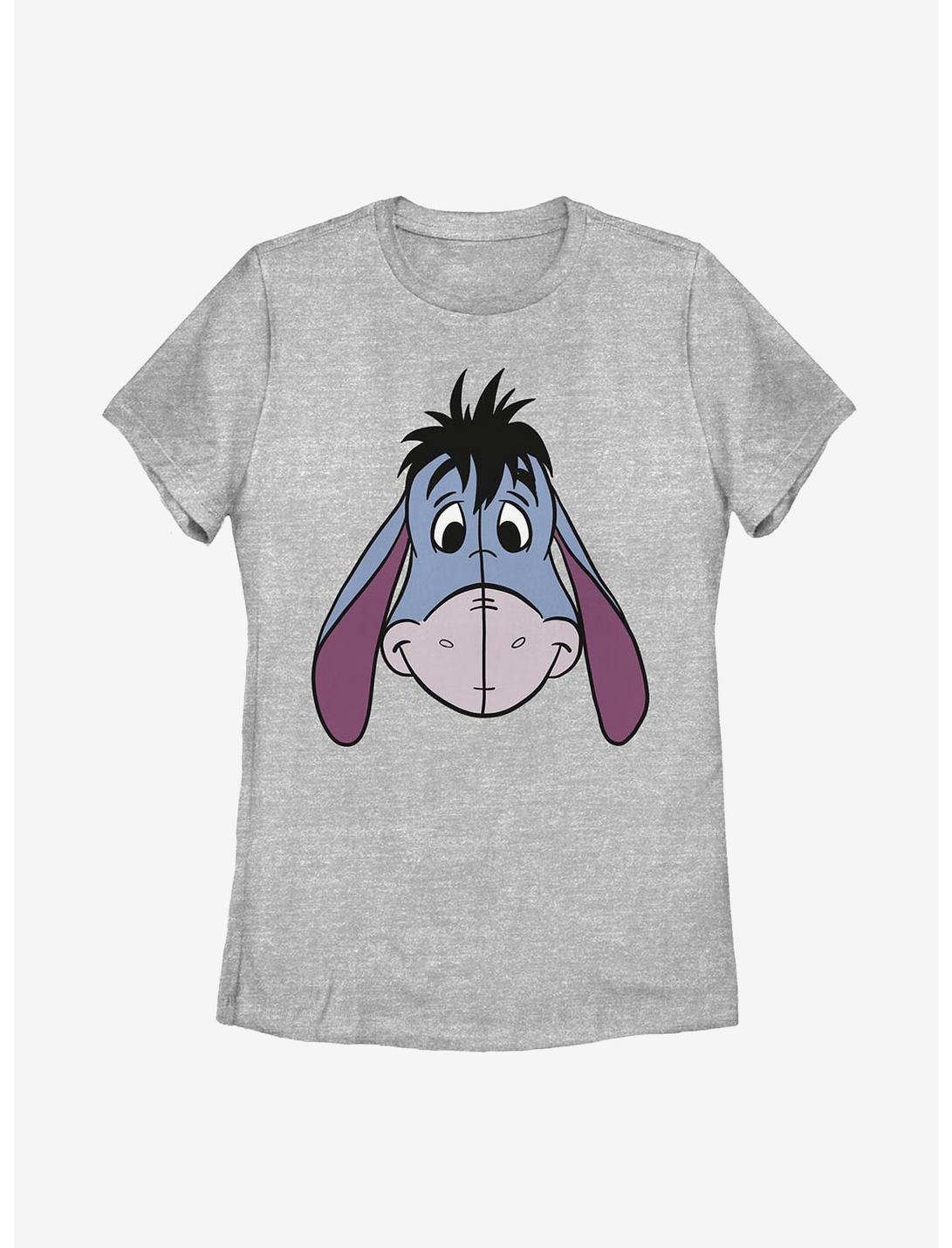 Disney Winnie The Pooh Eeyore Big Face Womens T-Shirt, ATH HTR, hi-res