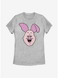 Disney Winnie The Pooh Piglet Big Face Womens T-Shirt, ATH HTR, hi-res