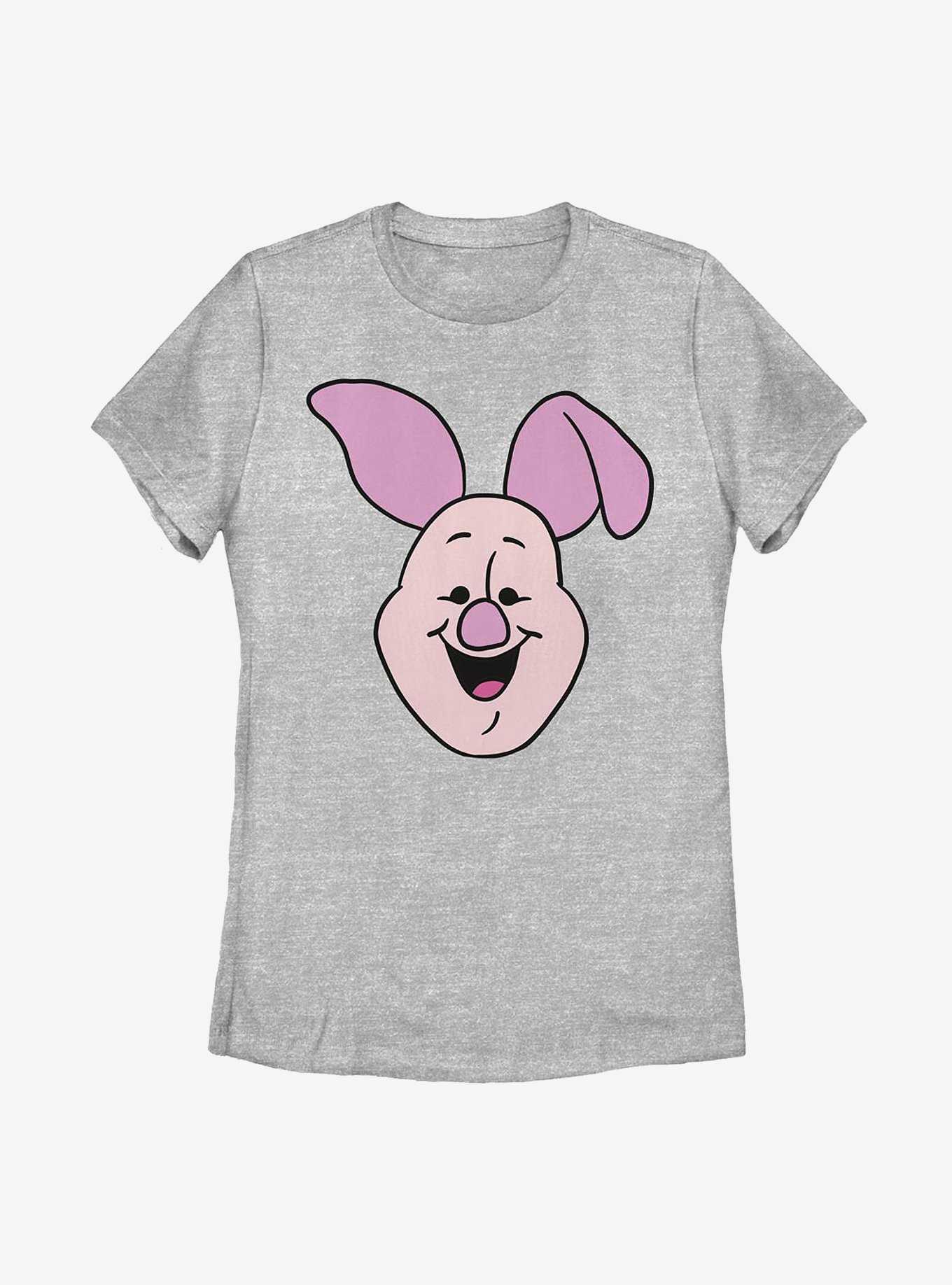 Disney Winnie The Pooh Piglet Big Face Womens T-Shirt, , hi-res
