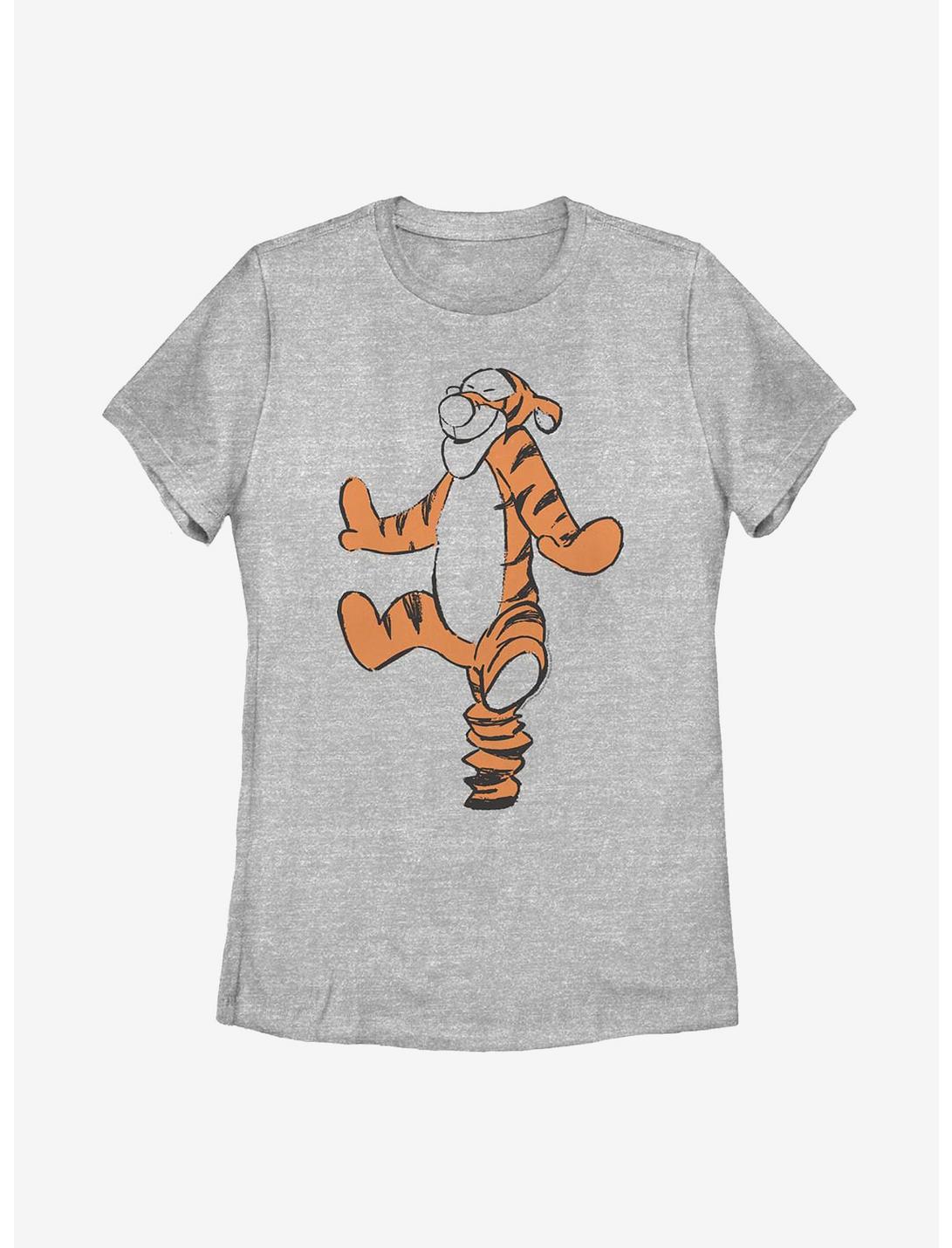 Disney Winnie The Pooh Basic Sketch Tigger Womens T-Shirt, ATH HTR, hi-res