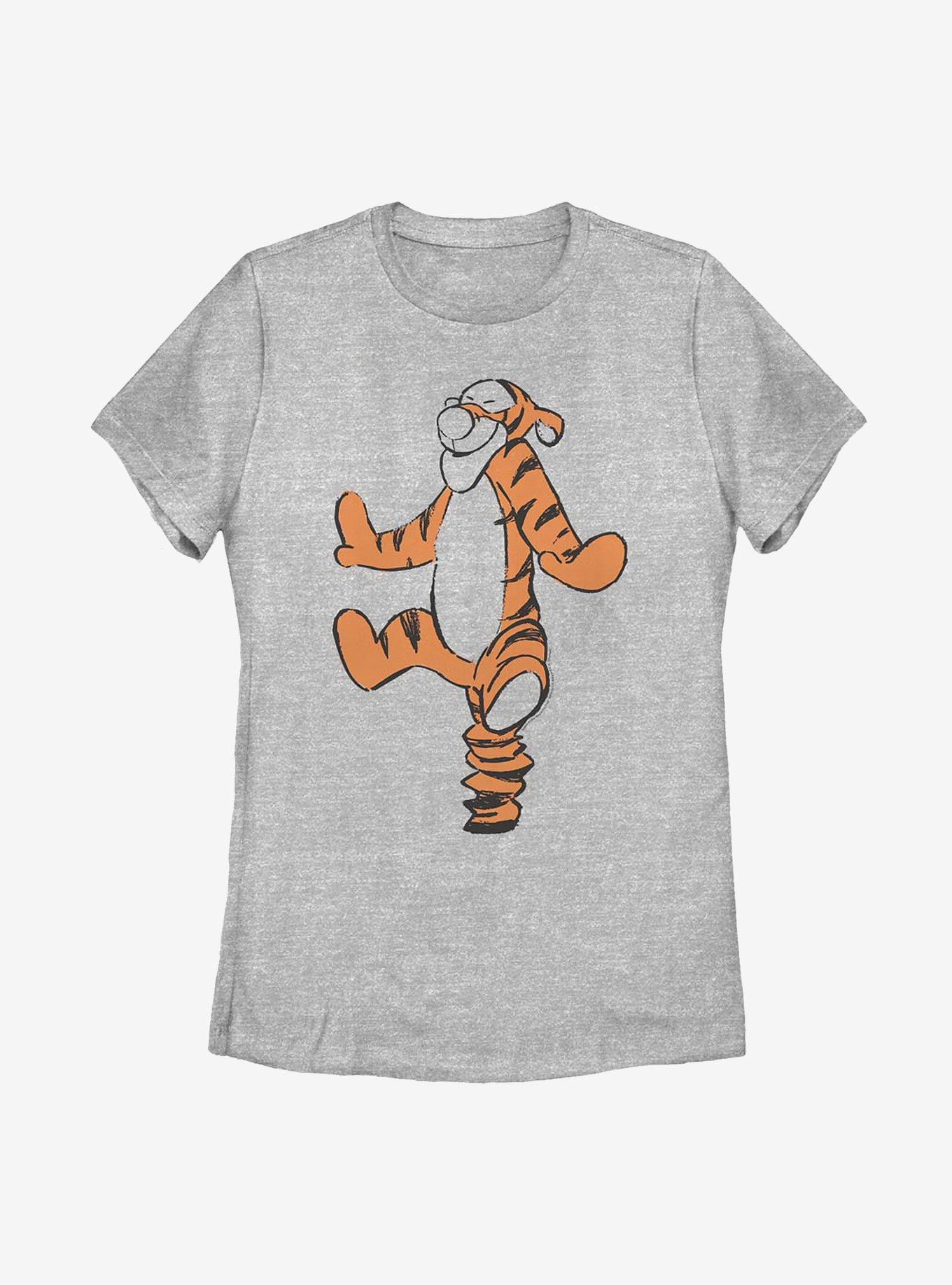 Disney Winnie The Pooh Basic Sketch Tigger Womens T-Shirt, , hi-res