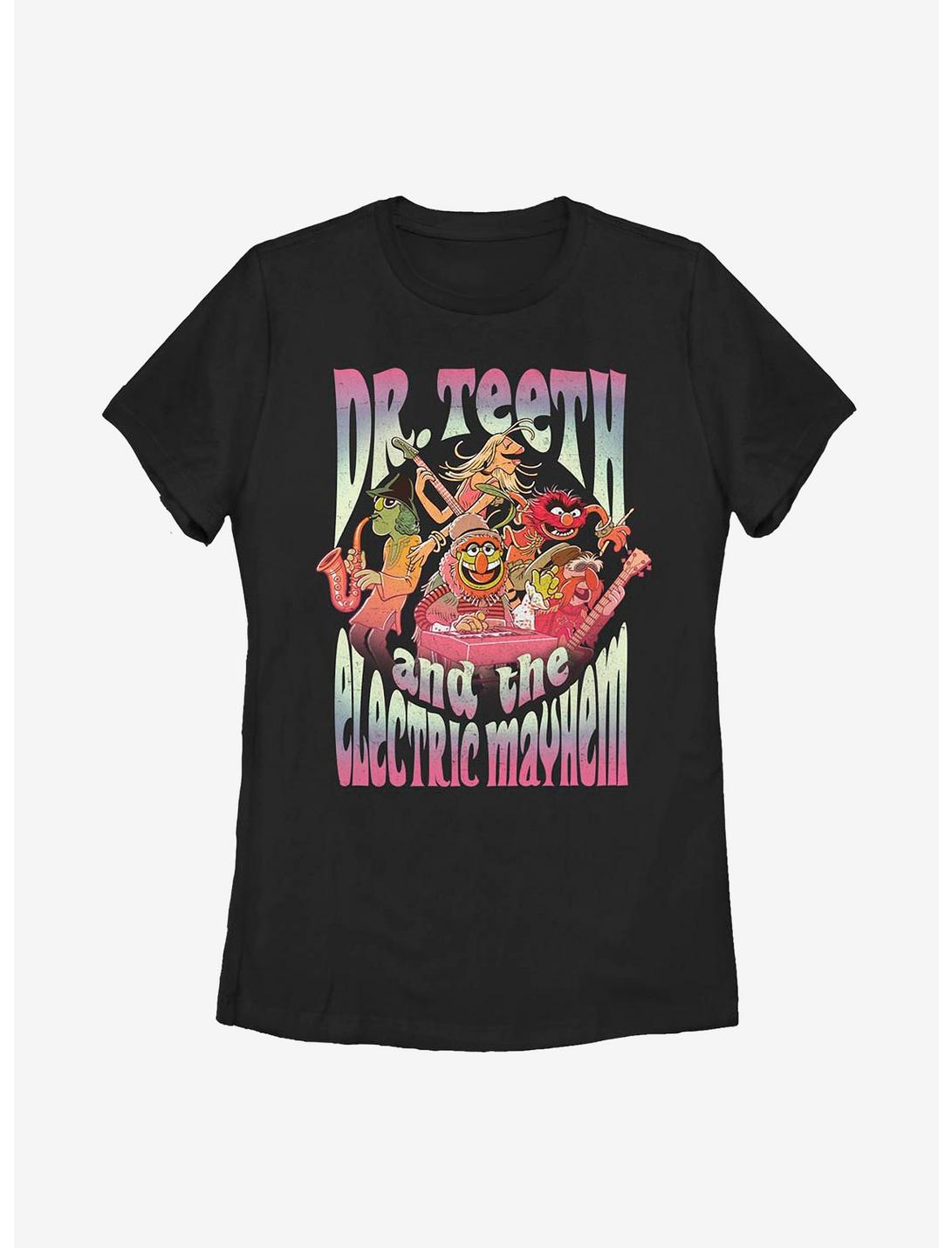 Disney The Muppets Dr. Teeth Band Womens T-Shirt, BLACK, hi-res