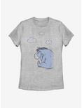 Disney Winnie The Pooh Cloudy Eeyore Womens T-Shirt, ATH HTR, hi-res