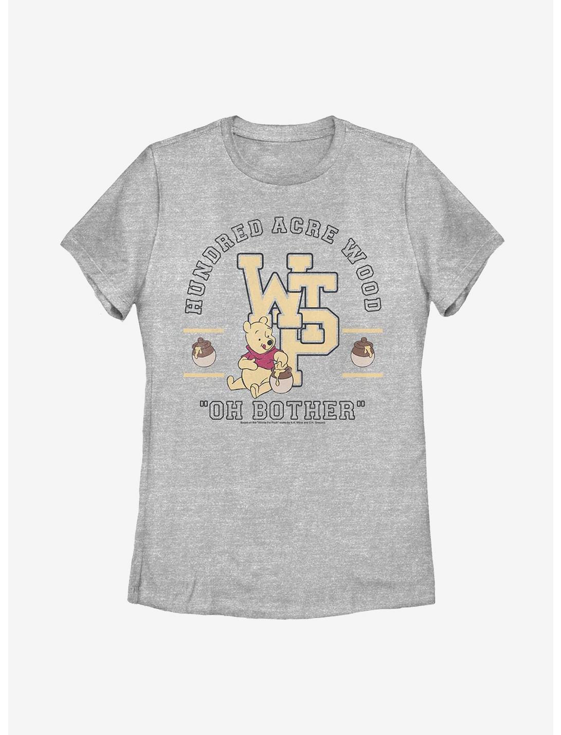 Disney Winnie The Pooh Collegiate Womens T-Shirt, ATH HTR, hi-res