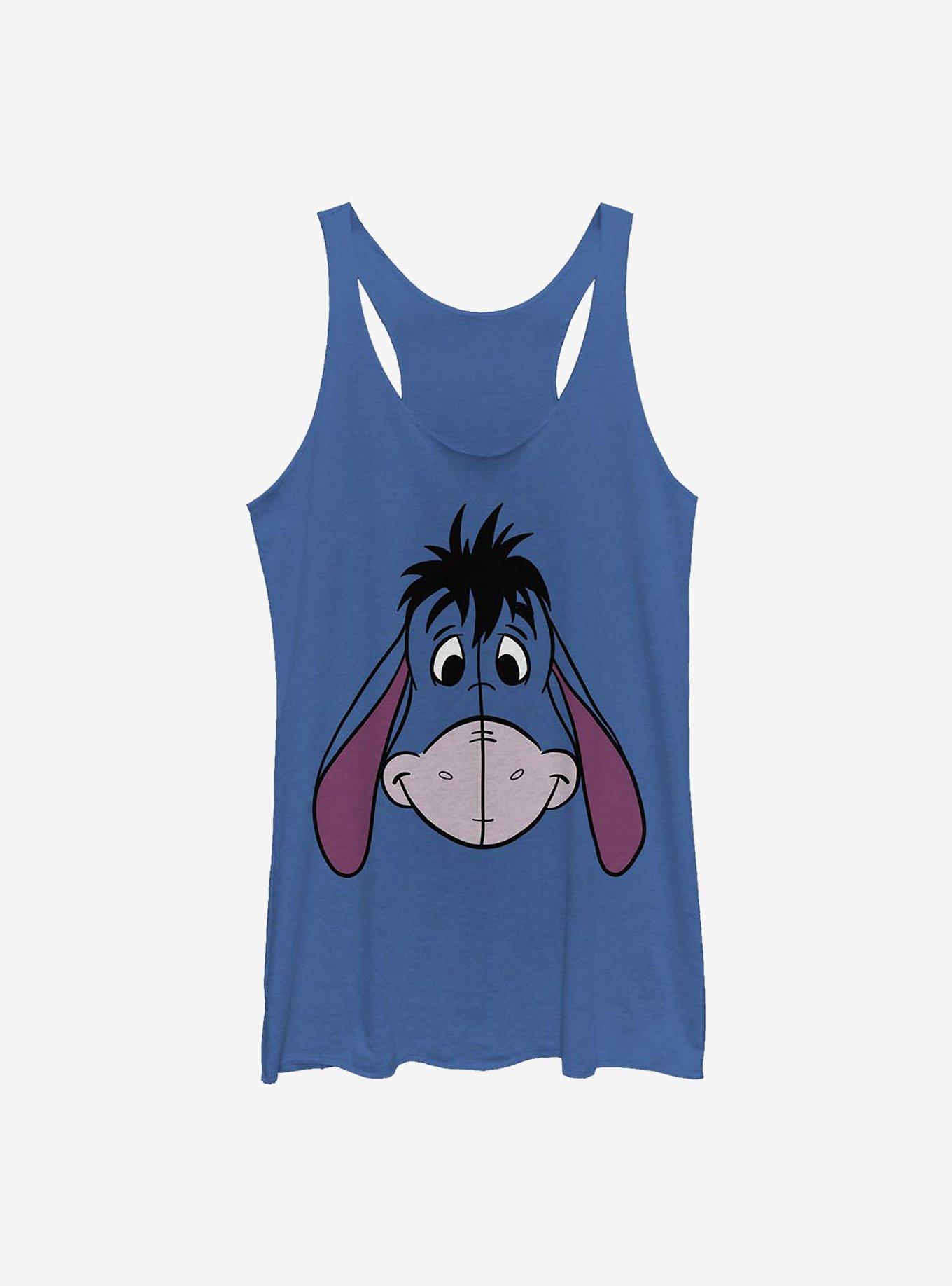 Disney Winnie The Pooh Eeyore Big Face Womens Tank Top, , hi-res