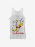 Disney Winnie The Pooh Oh Bother Bear Womens Tank Top, WHITE HTR, hi-res