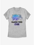 Disney Winnie The Pooh Eeyore Tired Club Womens T-Shirt, ATH HTR, hi-res