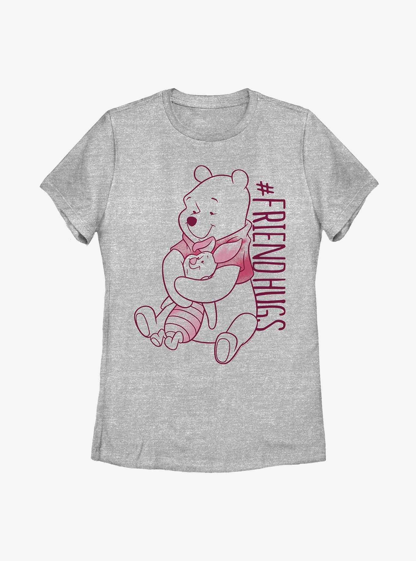 Disney Winnie The Pooh Piglet Pooh Hugs Womens T-Shirt, , hi-res