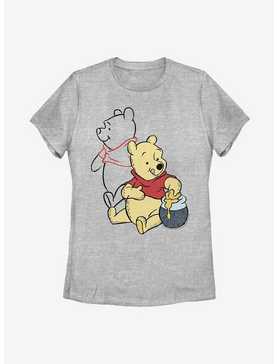 Disney Winnie The Pooh Line Art Womens T-Shirt, , hi-res