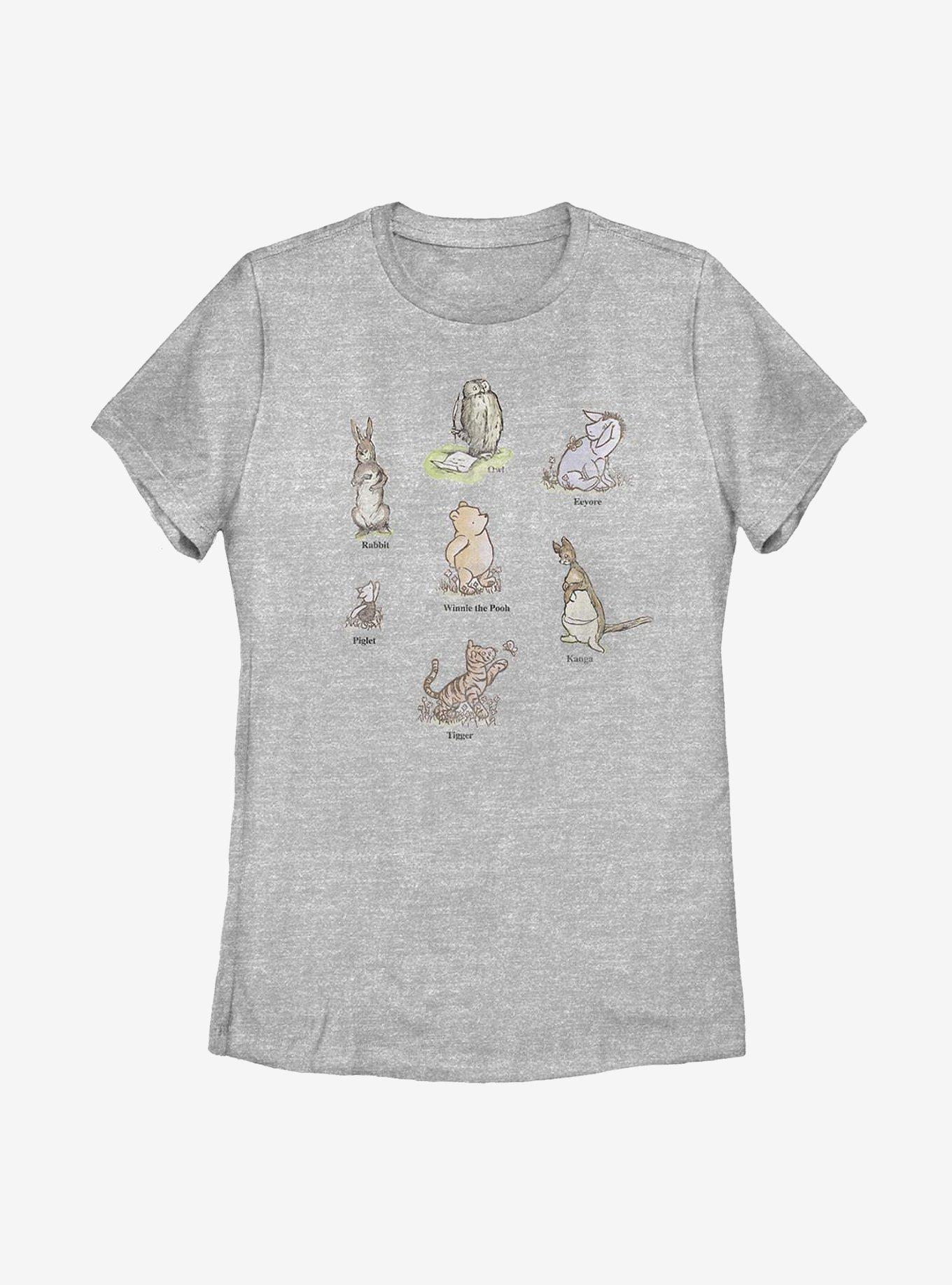 Disney Winnie The Pooh Poster Womens T-Shirt, , hi-res