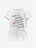 Disney Winnie The Pooh Nothing Is Impossible Youth Girls T-Shirt, WHITE, hi-res