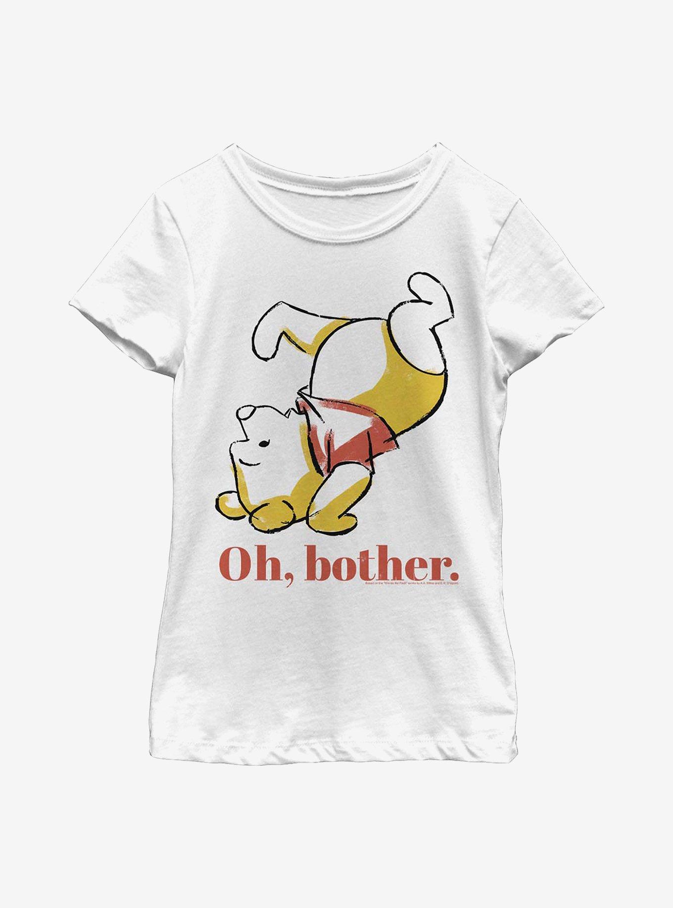 Disney Winnie The Pooh Oh Bother Bear Youth Girls T-Shirt, , hi-res