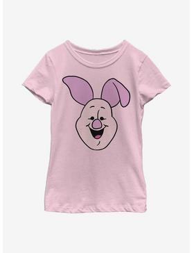 Plus Size Disney Winnie The Pooh Piglet Big Face Youth Girls T-Shirt, , hi-res