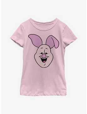 Disney Winnie The Pooh Piglet Big Face Youth Girls T-Shirt, , hi-res