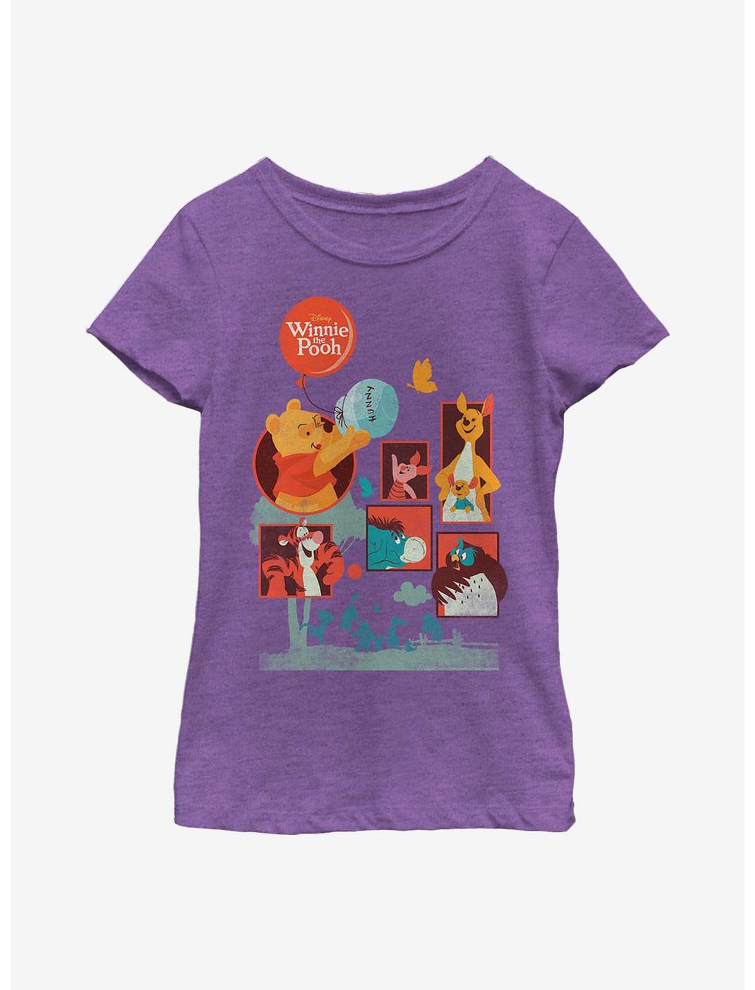 Disney Winnie The Pooh And Friends Youth Girls T-Shirt, PURPLE BERRY, hi-res