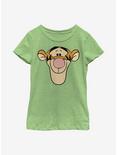 Disney Winnie The Pooh Tigger Big Face Youth Girls T-Shirt, GRN APPLE, hi-res