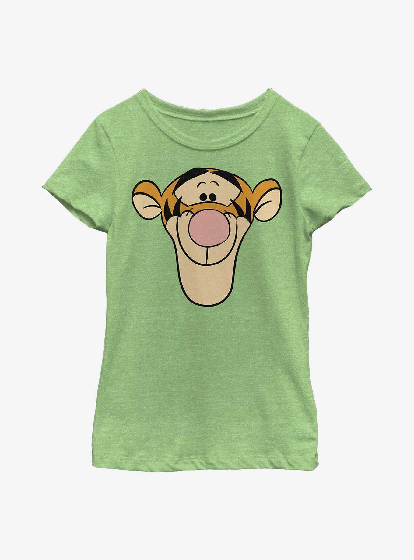 Disney Winnie The Pooh Tigger Big Face Youth Girls T-Shirt, , hi-res