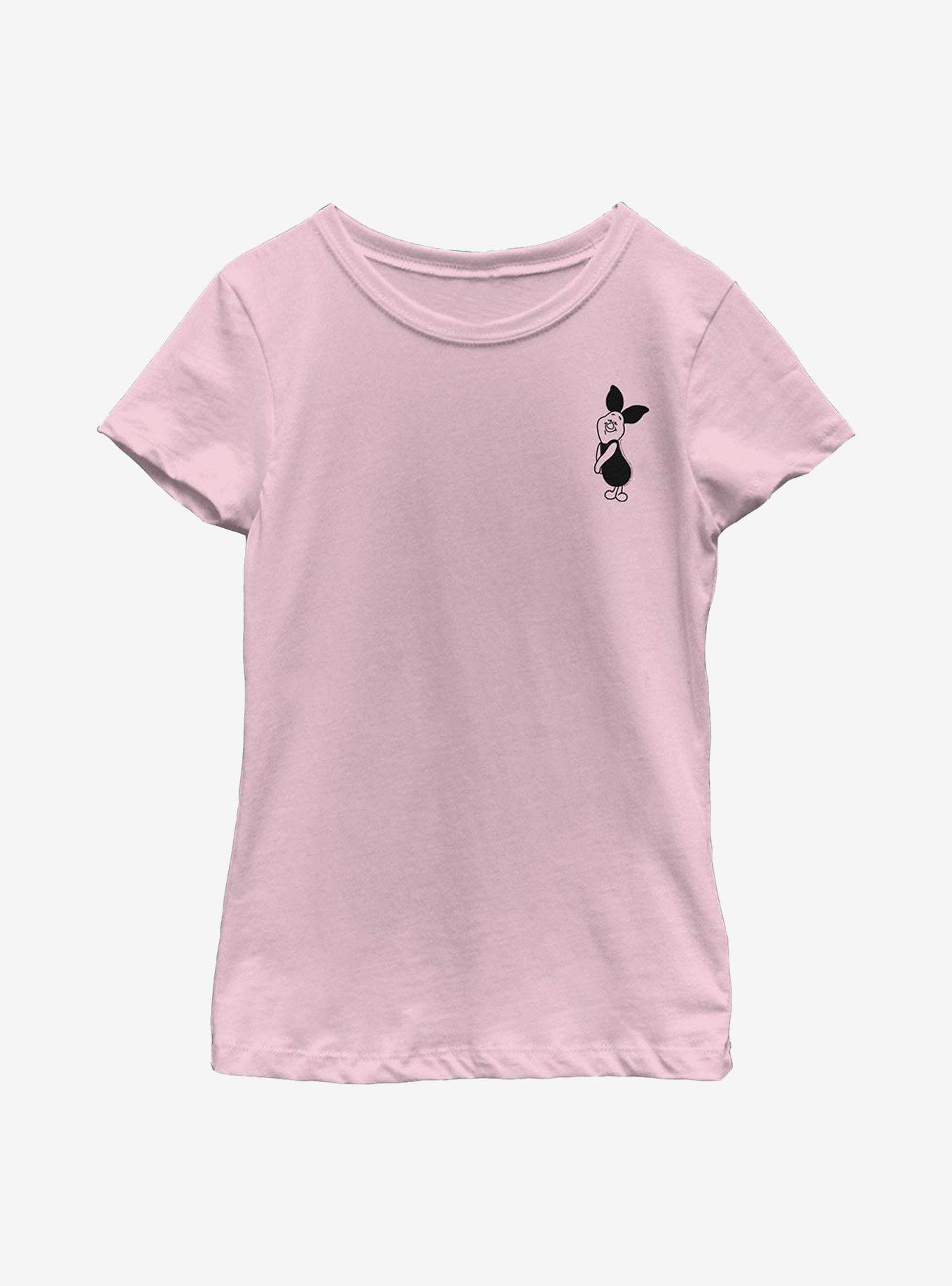 Disney Winnie The Pooh Vintage Line Piglet Youth Girls T-Shirt, , hi-res