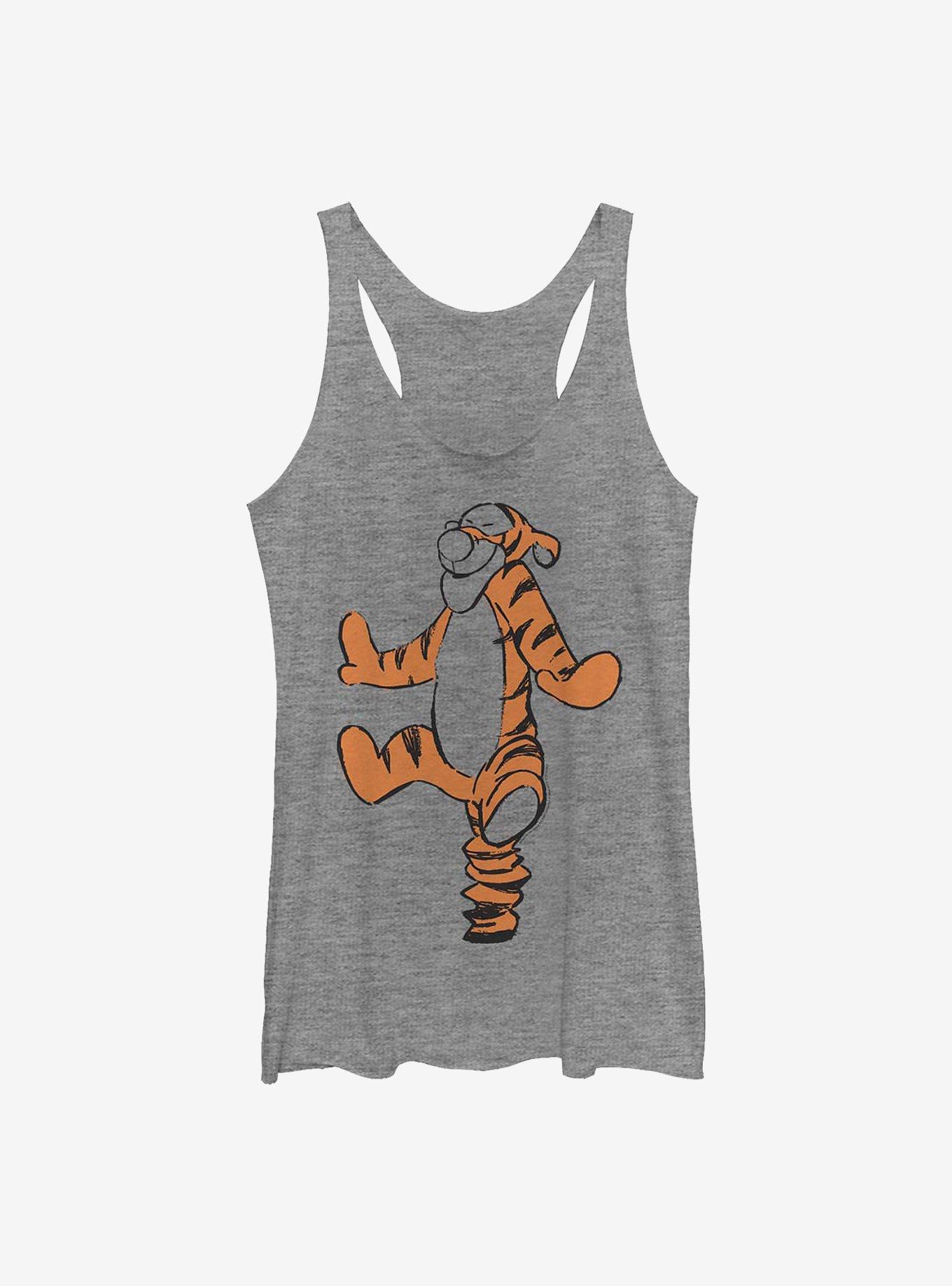 Disney Winnie The Pooh Basic Sketch Tigger Womens Tank Top, , hi-res