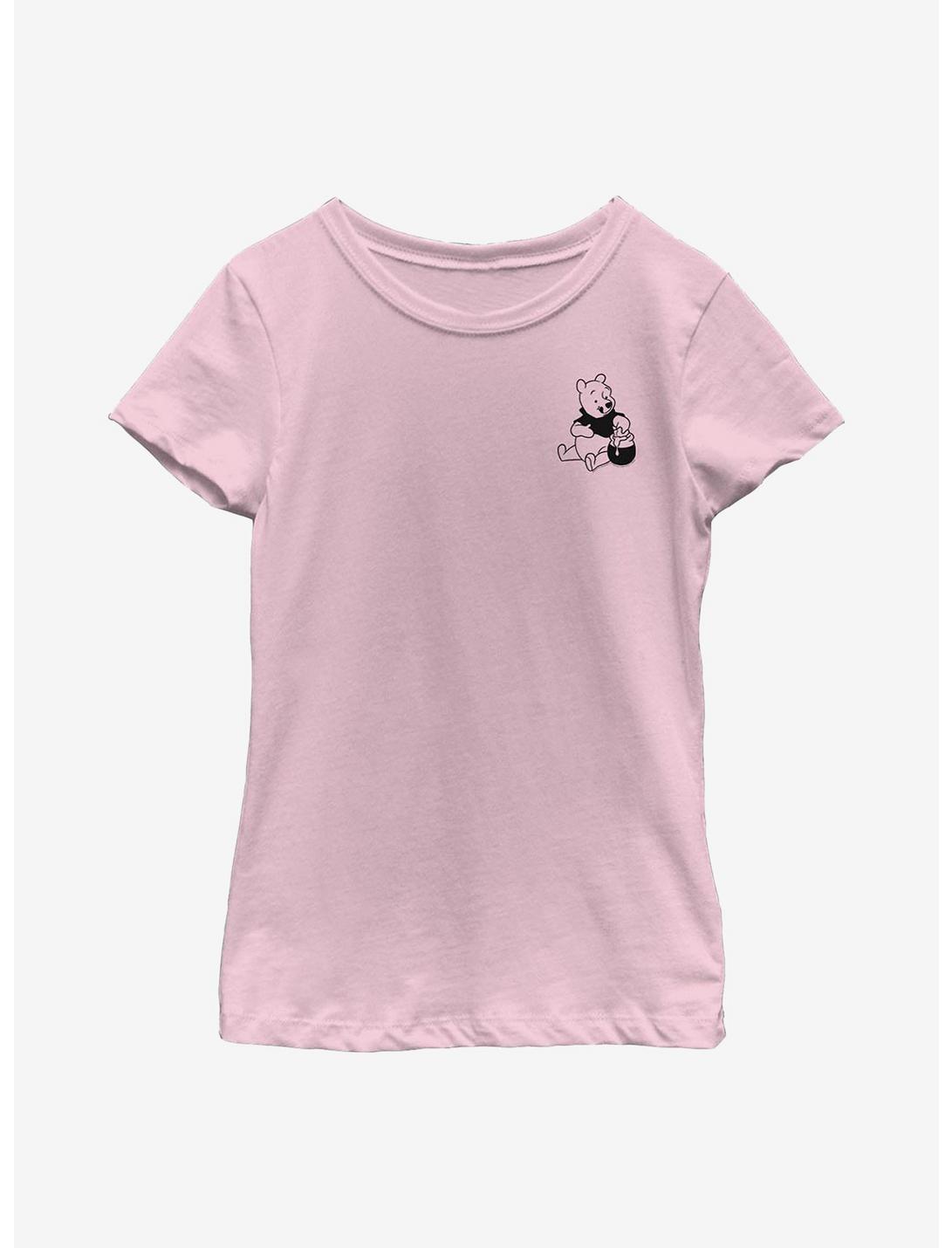 Disney Winnie The Pooh Vintage Line Youth Girls T-Shirt, PINK, hi-res