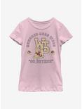 Disney Winnie The Pooh Collegiate Youth Girls T-Shirt, PINK, hi-res