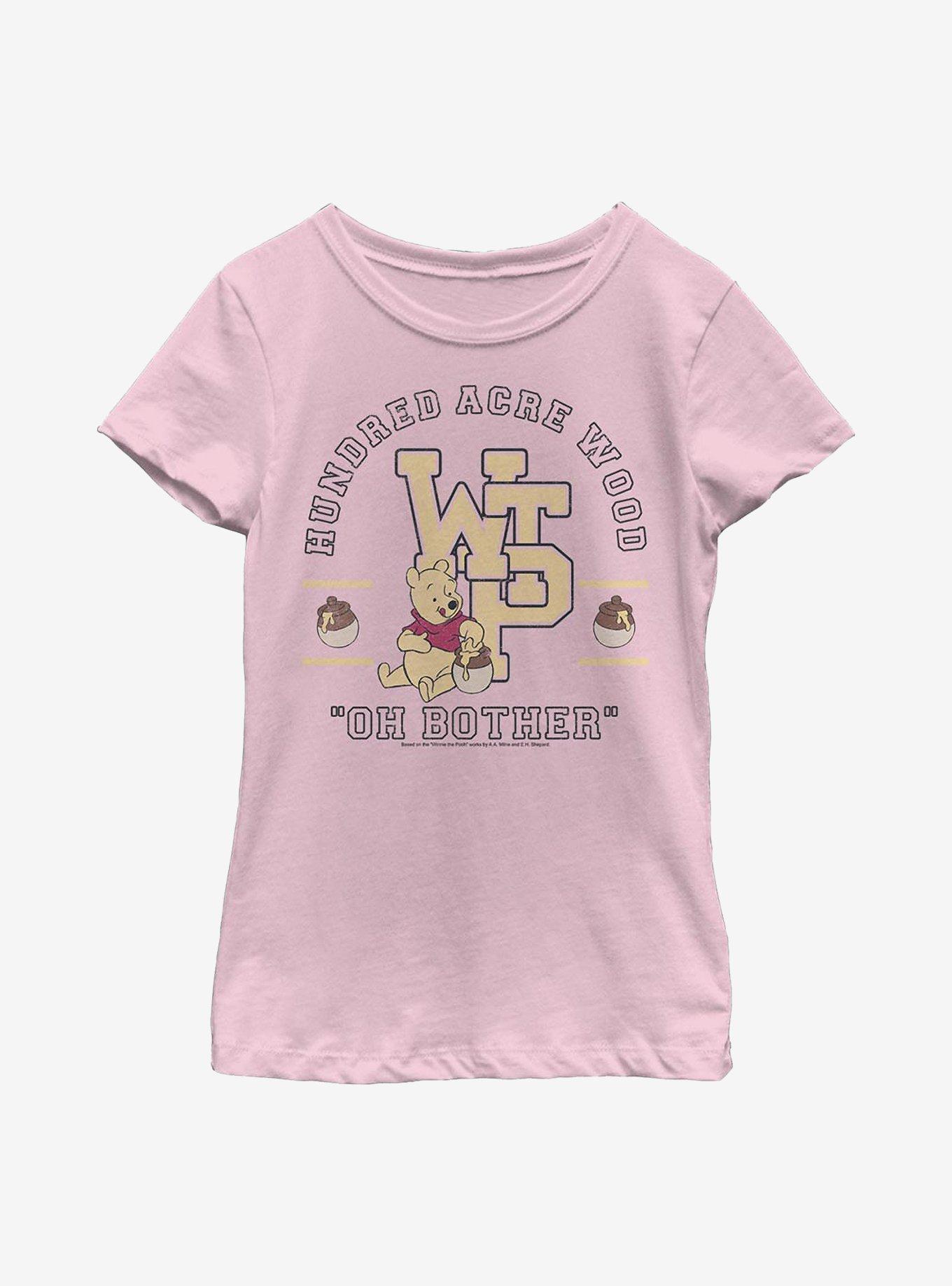 Disney Winnie The Pooh Collegiate Youth Girls T-Shirt, , hi-res