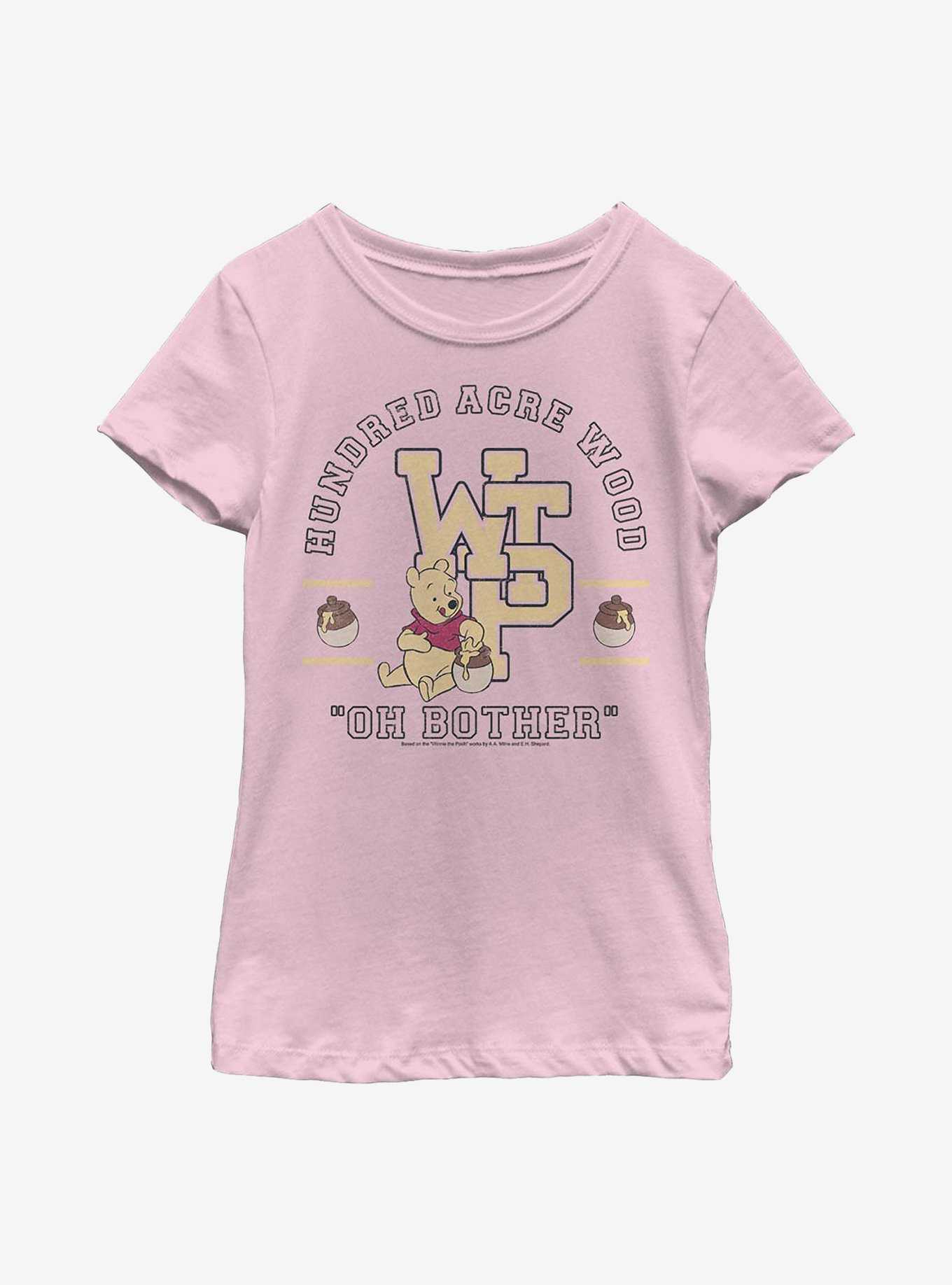 Disney Winnie The Pooh Collegiate Youth Girls T-Shirt, , hi-res