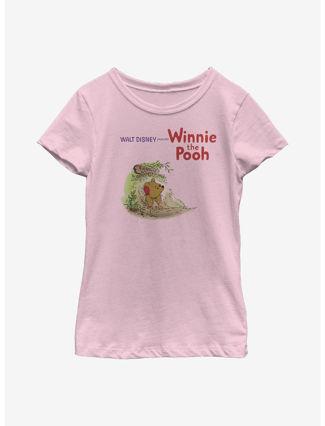 Disney Winnie The Pooh Vintage Youth Girls T-Shirt, PINK, hi-res
