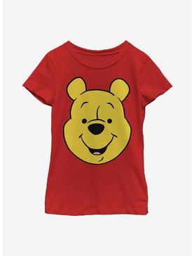 Disney Winnie The Pooh Big Face Youth Girls T-Shirt, , hi-res