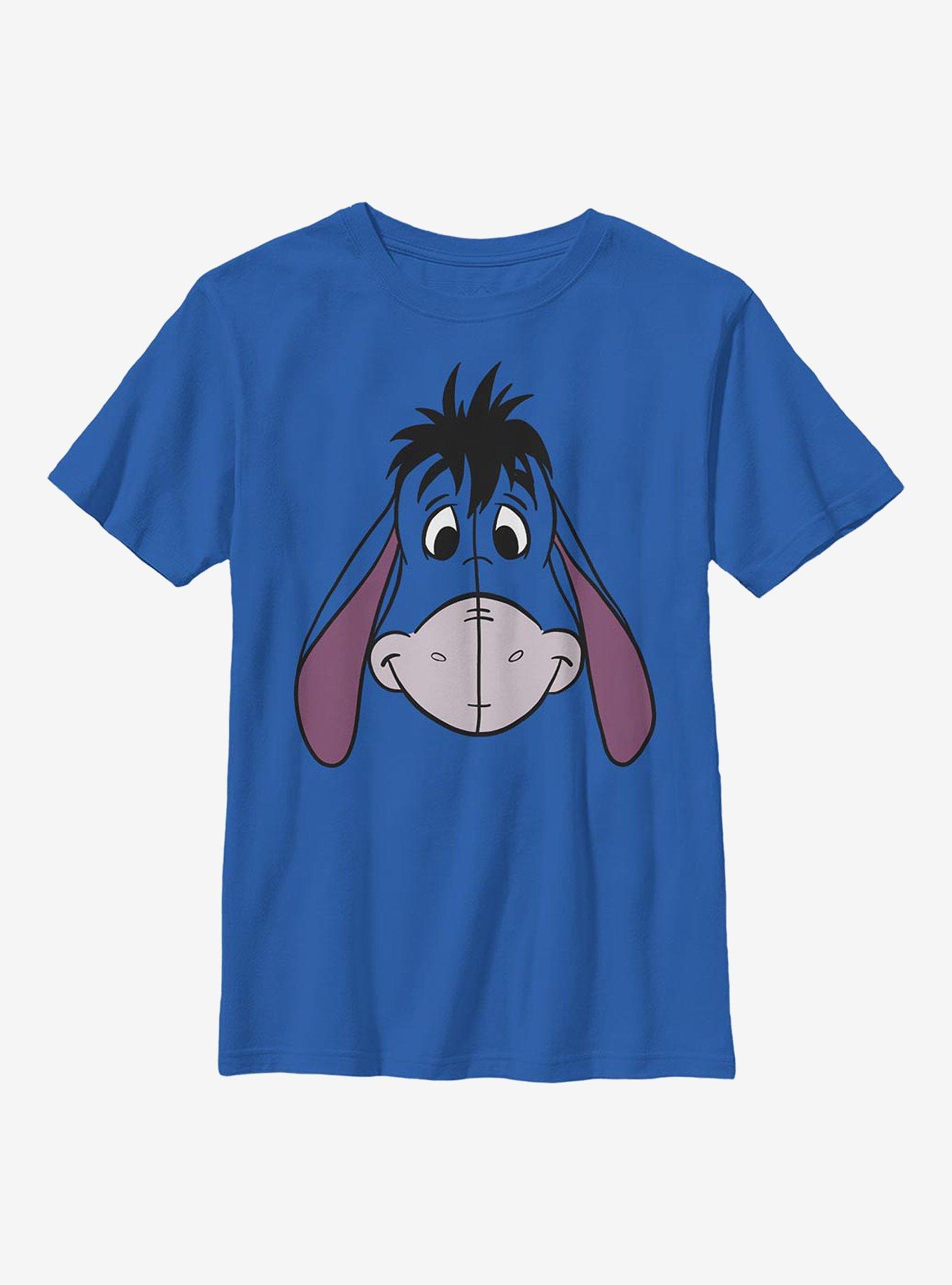 Disney Winnie The Pooh Eeyore Big Face Youth T-Shirt, , hi-res