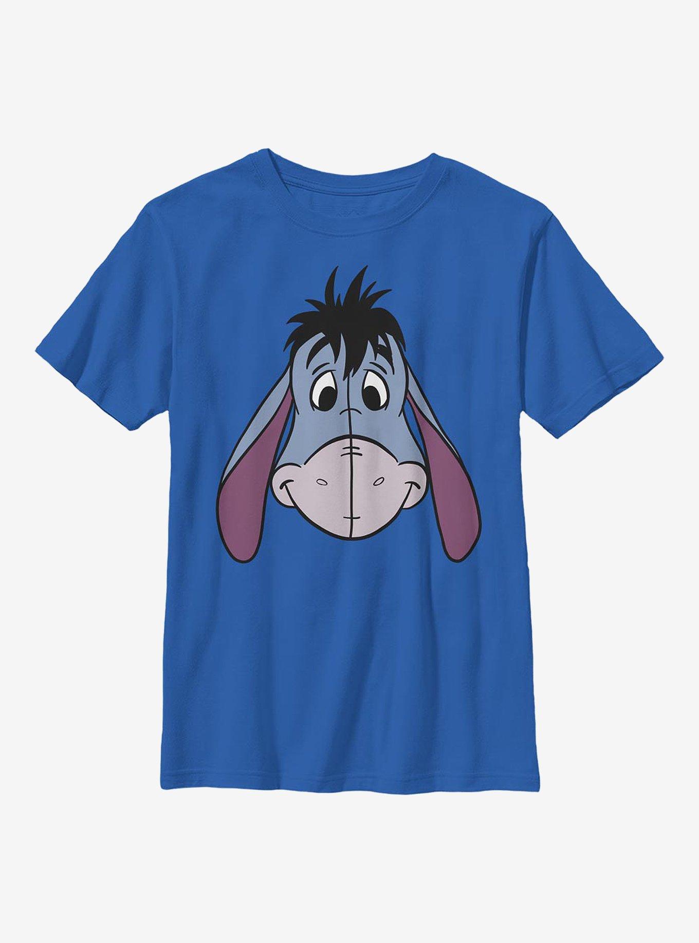 Disney Winnie The Pooh Eeyore Big Face Youth T-Shirt, , hi-res
