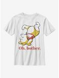 Disney Winnie The Pooh Oh Bother Bear Youth T-Shirt, WHITE, hi-res