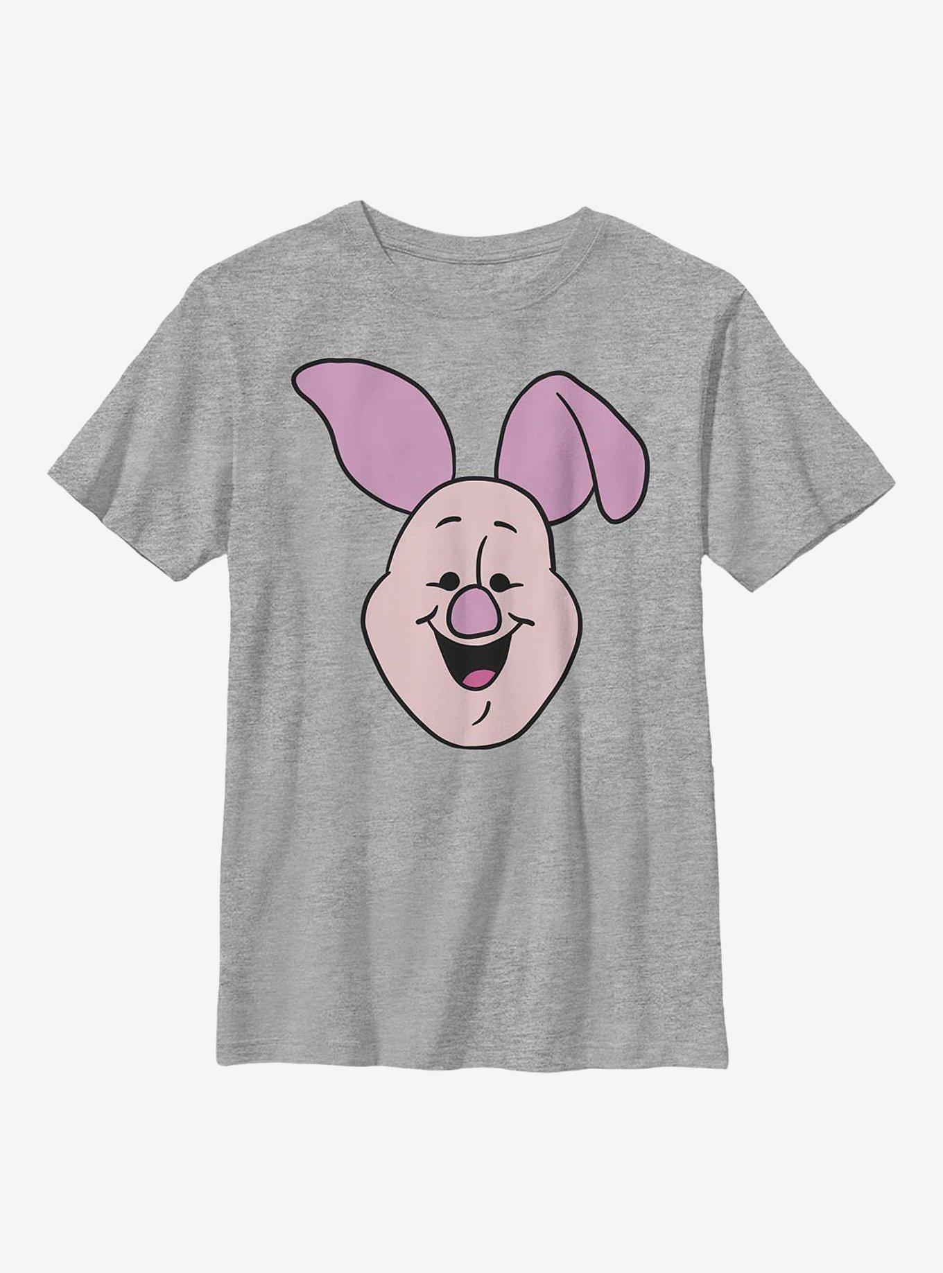 Disney Winnie The Pooh Piglet Big Face Youth T-Shirt, , hi-res