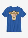 Disney Winnie The Pooh Tigger Big Face Youth T-Shirt, ROYAL, hi-res