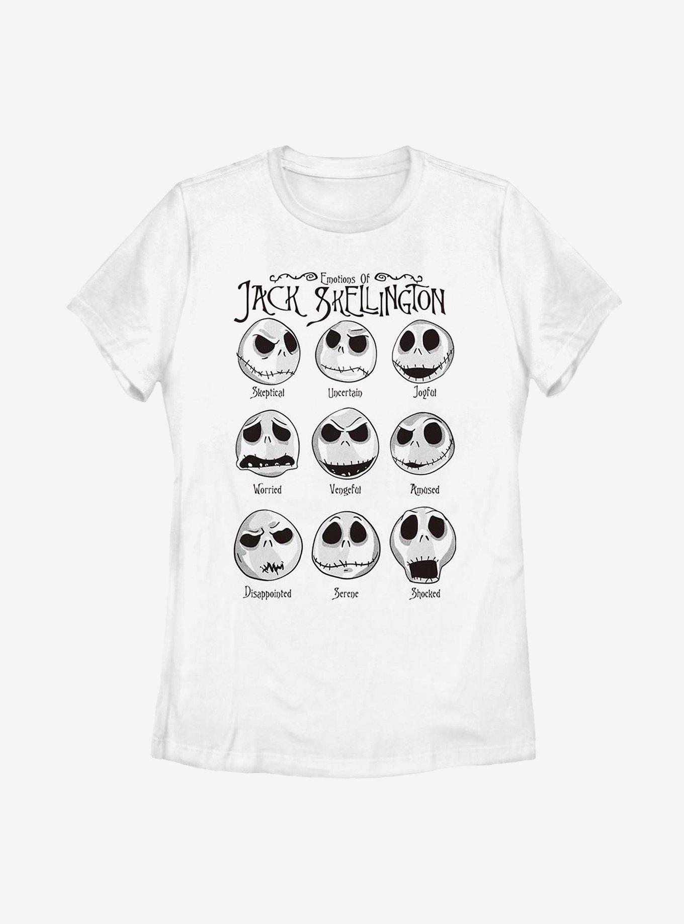 Disney The Nightmare Before Christmas Jack Emotions Womens T-Shirt, , hi-res