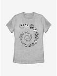Disney The Nightmare Before Christmas Jack Emotions Spiral Womens T-Shirt, ATH HTR, hi-res