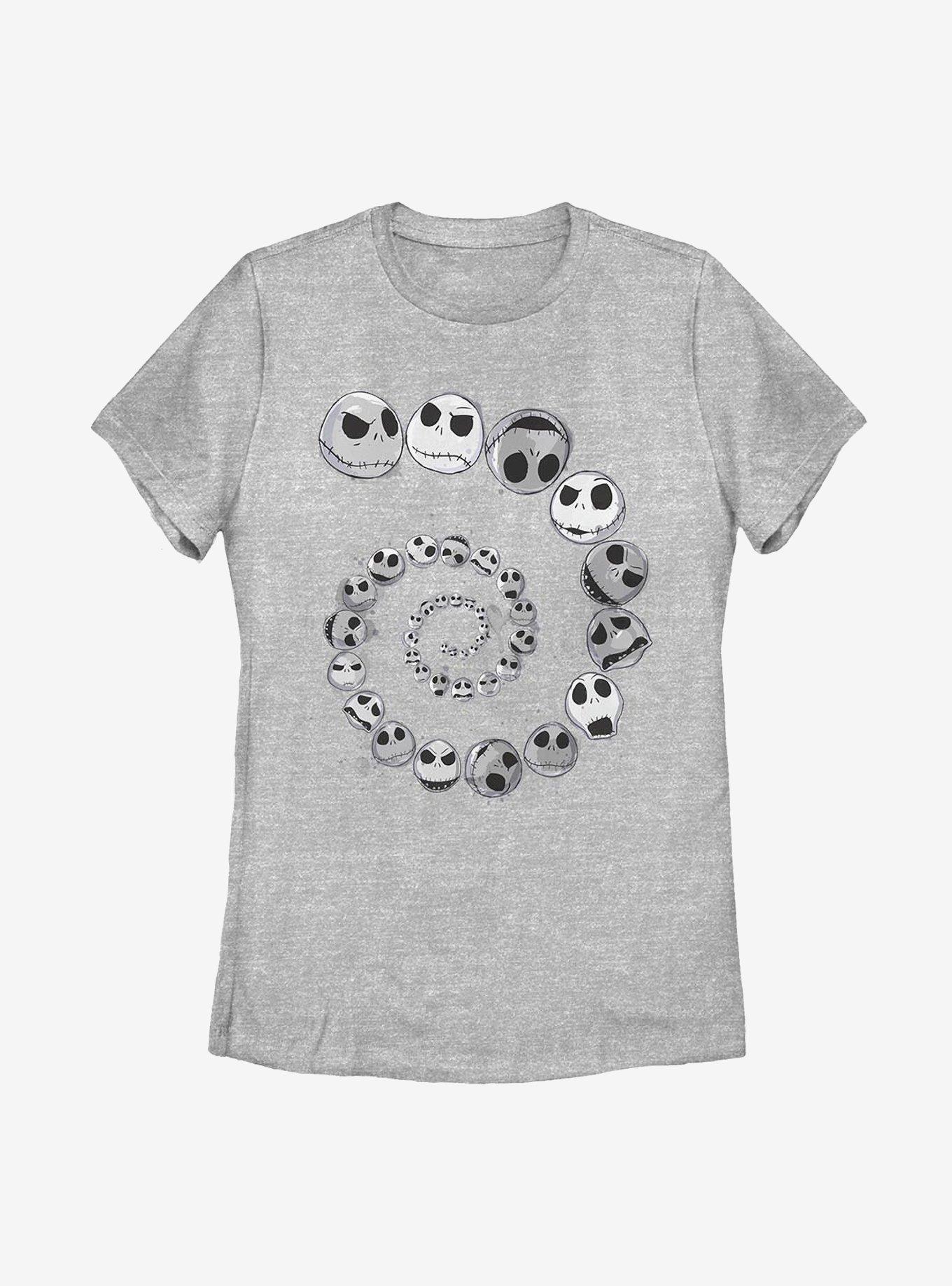 Disney The Nightmare Before Christmas Jack Emotions Spiral Womens T-Shirt, , hi-res