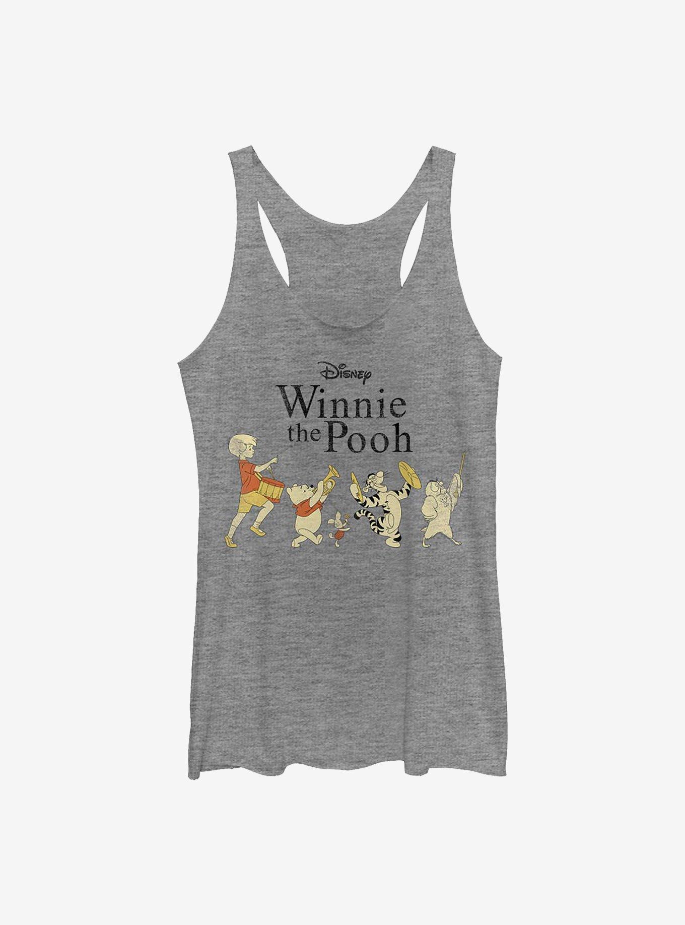 Disney Winnie The Pooh Parade Womens Tank Top, GRAY HTR, hi-res