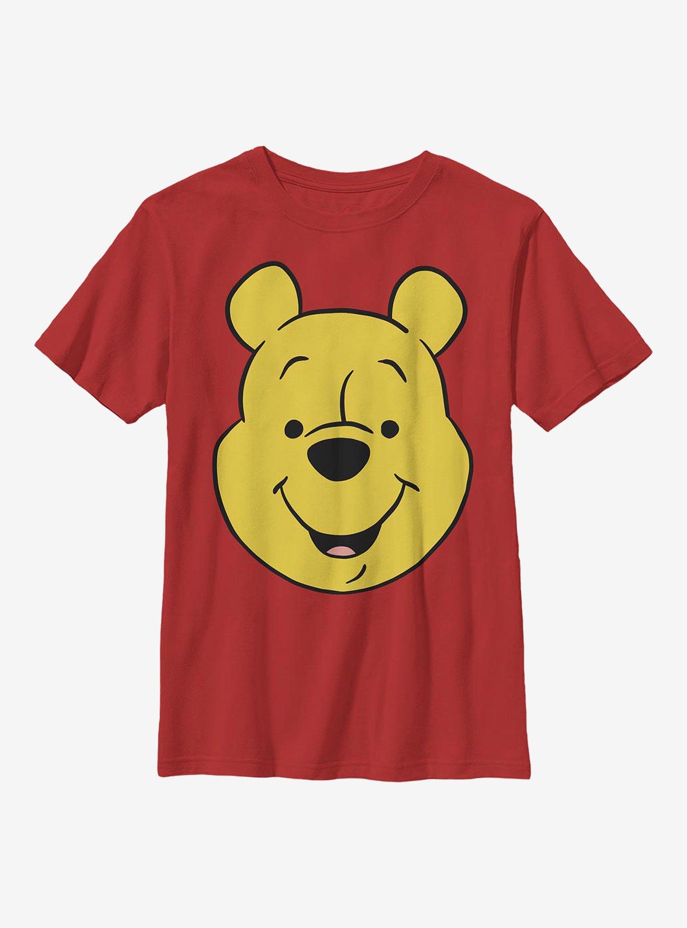 Disney Winnie The Pooh Big Face Youth T-Shirt, , hi-res