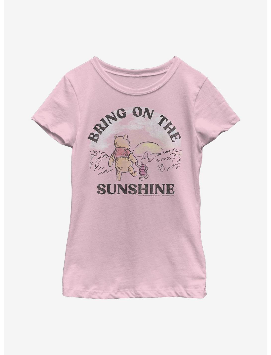 Disney Winnie The Pooh Bring On The Sunshine Youth Girls T-Shirt, PINK, hi-res