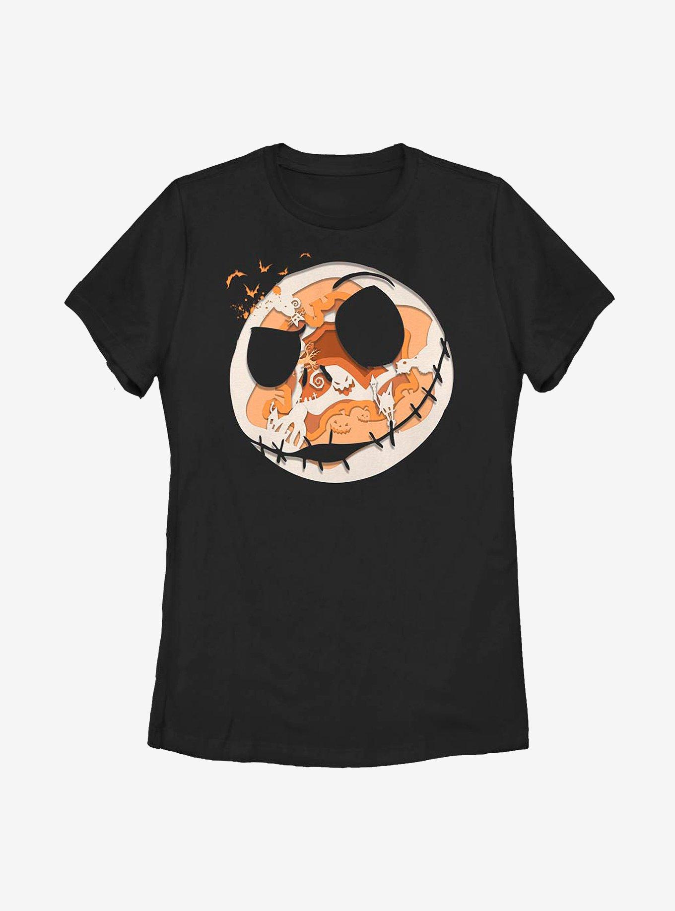 Disney The Nightmare Before Christmas Paper Halloween Womens T-Shirt, , hi-res