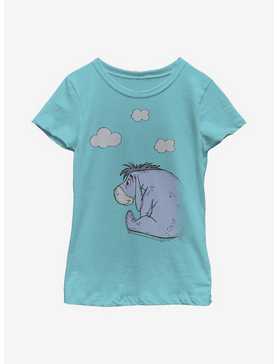 Disney Winnie The Pooh Clouldy Eeyore Youth Girls T-Shirt, , hi-res