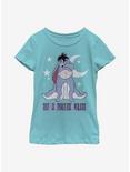 Disney Winnie The Pooh Eeyore Not Morning Youth Girls T-Shirt, TAHI BLUE, hi-res