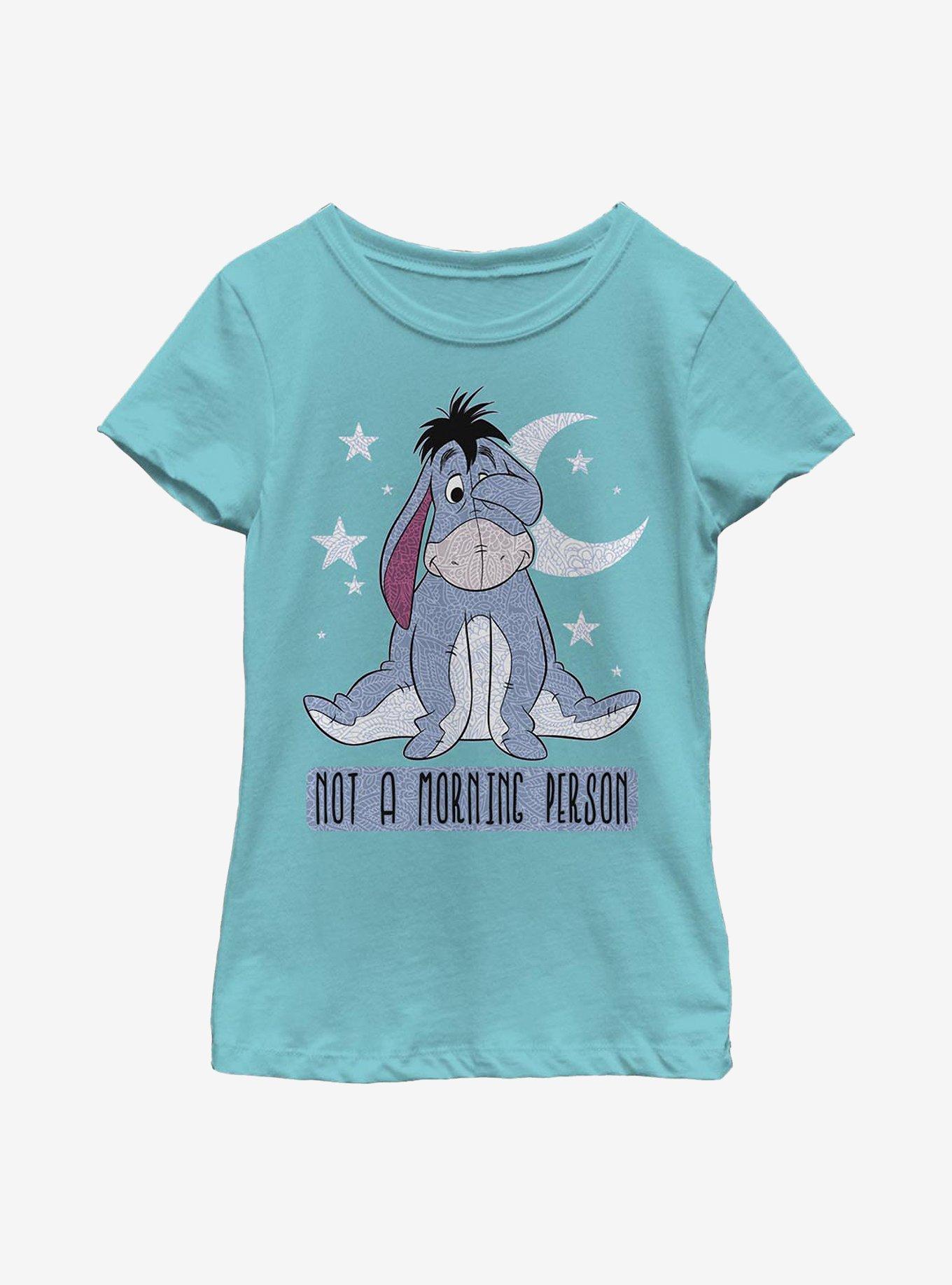 Disney Winnie The Pooh Eeyore Not Morning Youth Girls T-Shirt, , hi-res