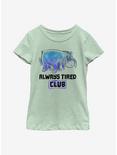 Disney Winnie The Pooh Eeyore Tired Club Youth Girls T-Shirt, MINT, hi-res