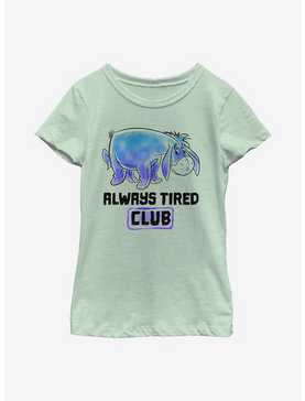 Disney Winnie The Pooh Eeyore Tired Club Youth Girls T-Shirt, , hi-res