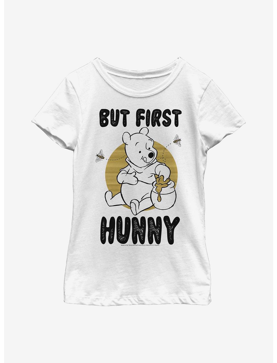 Disney Winnie The Pooh First Hunny Youth Girls T-Shirt, WHITE, hi-res