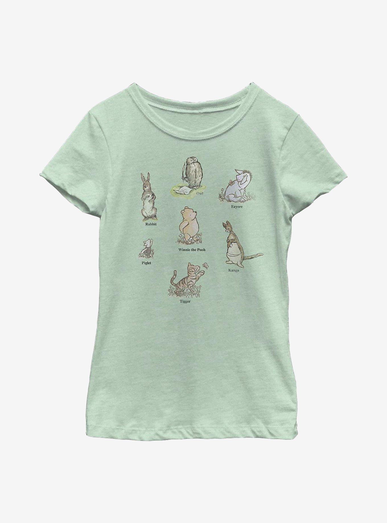 Disney Winnie The Pooh Poster Youth Girls T-Shirt, , hi-res